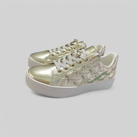 ZAPATILLA DORADA MUJER MK