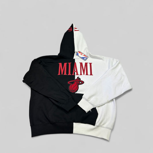POLERON HOMBRE MIAMI HEAT BICOLOR