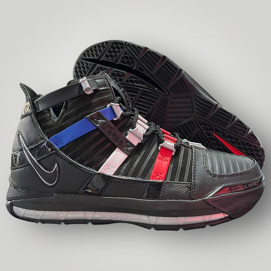 LEBRON 3 "BLACK AND UNIVERSITY RED"